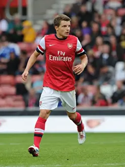 Arsenal V Anderlecht 2012-13 - Pre Season Prints: Arsenal's Thomas Eisfeld Shines in Pre-Season Clash Against Anderlecht