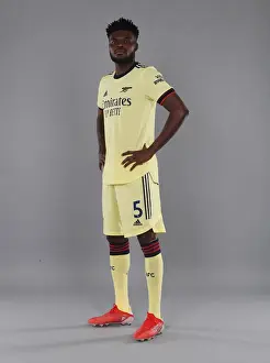 Arsenal Photocall 2021-22 Prints: Arsenal's Thomas Partey at 2021-22 First Team Photocall