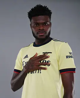 Arsenal Photocall 2021-22 Prints: Arsenal's Thomas Partey at 2021-22 First Team Photocall