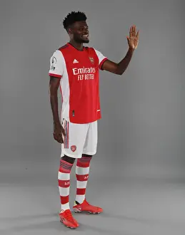 Arsenal Photocall 2021-22 Prints: Arsenal's Thomas Partey at 2021-22 First Team Photocall