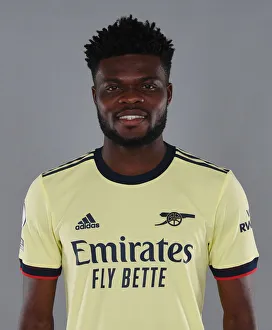 Arsenal Photocall 2021-22 Prints: Arsenal's Thomas Partey at 2021-22 Team Photocall