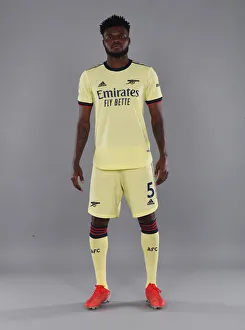Arsenal Photocall 2021-22 Prints: Arsenal's Thomas Partey at 2021-22 Team Photocall