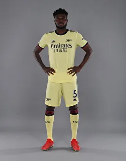 Arsenal Photocall 2021-22 Prints: Arsenal's Thomas Partey at 2021-22 Team Photocall