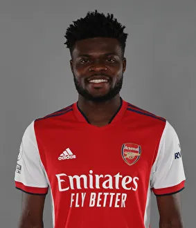 Arsenal Photocall 2021-22 Prints: Arsenal's Thomas Partey at 2021-22 Team Photocall