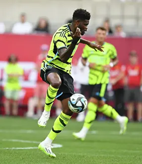 Arsenal V Manchester United - Pre Season 2023-24 Prints: Arsenal's Thomas Partey Faces Manchester United in Pre-Season Friendly, 2023-24