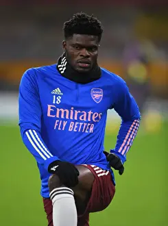 Wolverhampton Wanderers V Arsenal 2020-21 Prints: Arsenal's Thomas Partey Prepares for Wolverhampton Wanderers Clash in Premier League