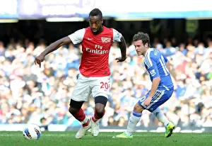 Chelsea V Arsenal 2011-12 Prints: Arsenal's Thrilling 5-3 Victory Over Chelsea: Johan Djourou vs Juan Mata