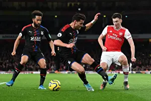 Arsenal V Crystal Palace 2019-20 Prints: Arsenal's Tierney Outwits Palace Defenders in Premier League Clash