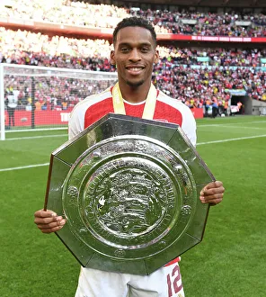 Arsenal V Manchester City - Community Shield 2023-24 Prints: Arsenal's Timber Stands Tall: Arsenal vs Manchester City - FA Community Shield 2023-24