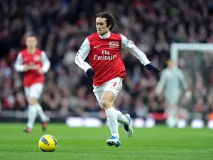 Arsenal's Tomas Rosicky in Action Against Manchester United (2011-12)