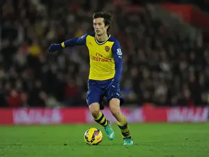 Southampton V Arsenal 2014-15 Prints: Arsenal's Tomas Rosicky in Action: Southampton vs Arsenal (Premier League 2014-15)