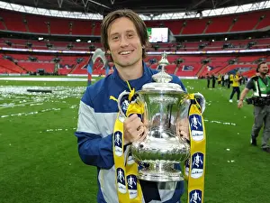 Arsenal's Tomas Rosicky: Emotional FA Cup Victory Celebration