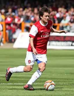 Barnet V Arsenal 2010-11 Prints: Arsenal's Tomas Rosicky Shines in 4-0 Pre-Season Victory over Barnet