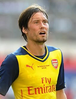 Images Dated 26th July 2014: Arsenal's Tomas Rosicky Shines in Pre-Season Friendly Against New York Red Bulls