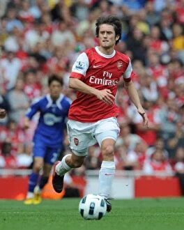Images Dated 11th September 2010: Arsenal's Tomas Rosicky Stars in 4-1 Victory over Blackburn Rovers