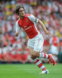 Arsenal's Tomas Rosicky Stars in 5-1 Emirates Cup Win over Benfica