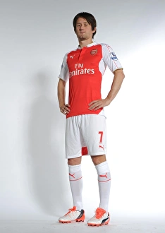Arsenal 1st Team Photocall 2015-16 Prints: Arsenal's Tomas Rosicky Training at London Colney, 2015