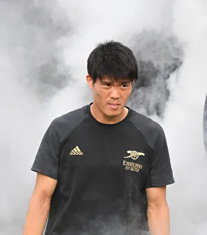 Arsenal's Tomiyasu in Action: Arsenal vs. Everton Pre-Season Clash, Baltimore, 2022