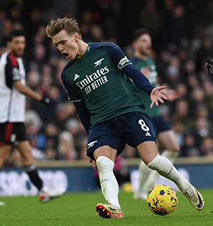 Arsenal's Tomiyasu in Action: Fulham vs Arsenal, 2023-24 Premier League