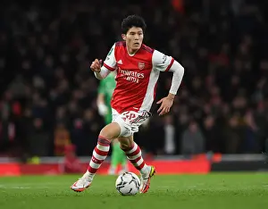 Arsenal's Tomiyasu Faces Liverpool in Carabao Cup Semi-Final Showdown