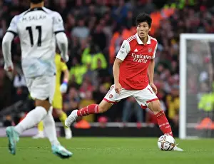 Arsenal's Tomiyasu Makes Emirates Debut Against Liverpool (2022-23)