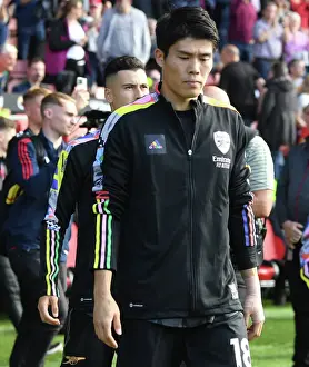 Southampton V Arsenal 2022-23 Prints: Arsenal's Tomiyasu Ready for Southampton Showdown - Premier League 2022-23