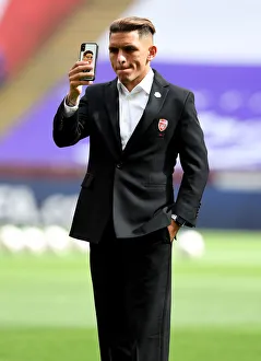 Arsenal's Torreira at Empty FA Cup Final: Arsenal vs. Chelsea (2020)