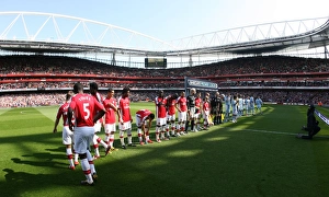 Arsenal V Manchester City 2008-09 Prints: Arsenal's Triumph: 2-0 Over Manchester City