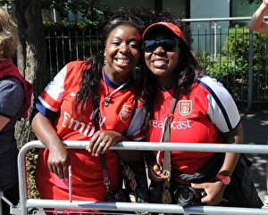 Arsenal Trophy Parade 2014 Prints: Arsenal's Triumph: 2014 Trophy Parade in Islington