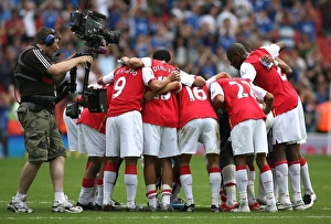 Arsenal V Portsmouth 2007-08 Prints: Arsenal's Triumph: 3-1 Over Portsmouth in the Premier League