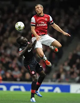 Arsenal V Olympiacos 2012-13 Prints: Arsenal's Triumph: 3-1 Victory Over Olympiacos in UEFA Champions League Group B (2012)