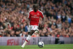 Bacary Sagna Collection: Arsenal's Triumph: Bacary Sagna Stars in 3-1 Barclays Premier League Victory over Birmingham City