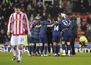 Arsenal's Triumph: Celebrating a 3-1 Victory over Stoke City in the Premier League