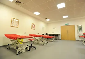 Arsenal's Triumph: Celebrating in the Physio Room after Arsenal 2:0 West Bromwich Albion, Barclays Premier League (21/4/16)