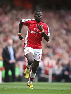 Arsenal V Birmingham City 2009-10 Prints: Arsenal's Triumph: Eboue's Unforgettable Performance - Arsenal 3-1 Birmingham City (Oct 17)