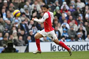 Manchester City V Arsenal 2007-8 Prints: Arsenal's Triumph: Eduardo's Brilliance - 3-1 Victory Over Manchester City, 2008