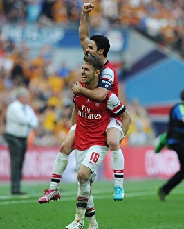 Arsenal V Hull City - FA Cup Final 2014 Prints: Arsenal's Triumph: FA Cup Victory - Arsenal vs. Hull City (2014)