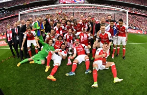 Arsenal's Triumph: FA Cup Victory Celebration vs. Chelsea, 2017