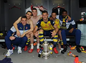 Arsenal V Aston Villa - FA Cup Final 2015 Prints: Arsenal's Triumph: FA Cup Victory Celebration vs Aston Villa, 2015