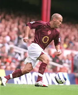 Arsenal's Triumph: Freddie Ljungberg's Brilliant Performance in Arsenal's 2-0 Victory Over Newcastle United, FA Premier League, August 14, 2005, Highbury, London