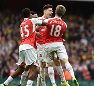 Arsenal's Triumph: Hector Bellerin's Game-Winning Goal vs. Watford (April 2016)