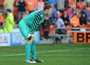 Blackpool V Arsenal 2010-2011 Prints: Arsenal's Triumph: Jens Lehmann's Shining Performance in 3-1 Victory over Blackpool