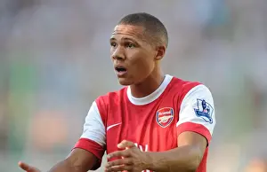 Legia Warsaw V Arsenal 2010-11 Prints: Arsenal's Triumph: Kieran Gibbs Shines in 5-6 Victory over Legia Warsaw, Warsaw 2010