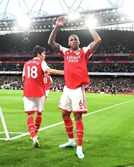 Arsenal's Triumph: Magalhaes Scores the Third Goal Against Liverpool in the 2022-23 Premier League