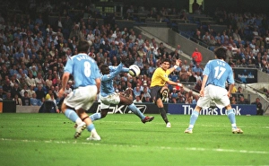 Manchester City V Arsenal 2005-06 Prints: Arsenal's Triumph: Manchester City 1-3