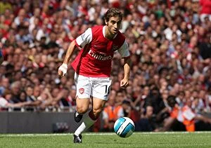Images Dated 3rd September 2007: Arsenal's Triumph: Mathieu Flamini Leads the Gunners to a 3-1 Victory Over Portsmouth in