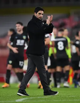 Arsenal's Triumph: Mikel Arteta Celebrates with Fans after Burnley Victory (December 2020)