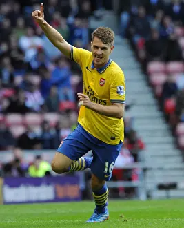 Arsenal's Triumph: Ramsey's Double Stuns Sunderland in the Premier League (September 14, 2013)