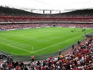 Images Dated 3rd August 2008: Arsenal's Triumph Over Real Madrid at Emiras Cup: A 1:0 Victory at the Citroen-Branded Emirates