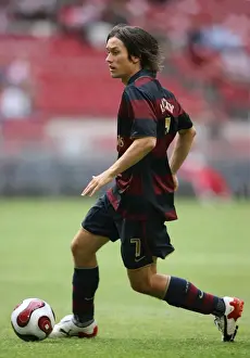 Arsenal's Triumph: Rosicky Shines in 2-1 Victory over Lazio at Amsterdam ArenA (2007)